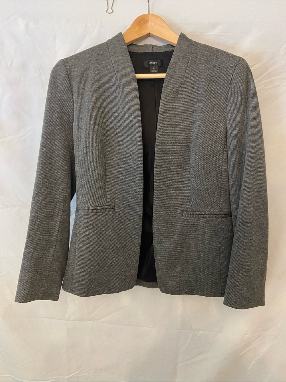 J. Crew Gray Going Out Blazer